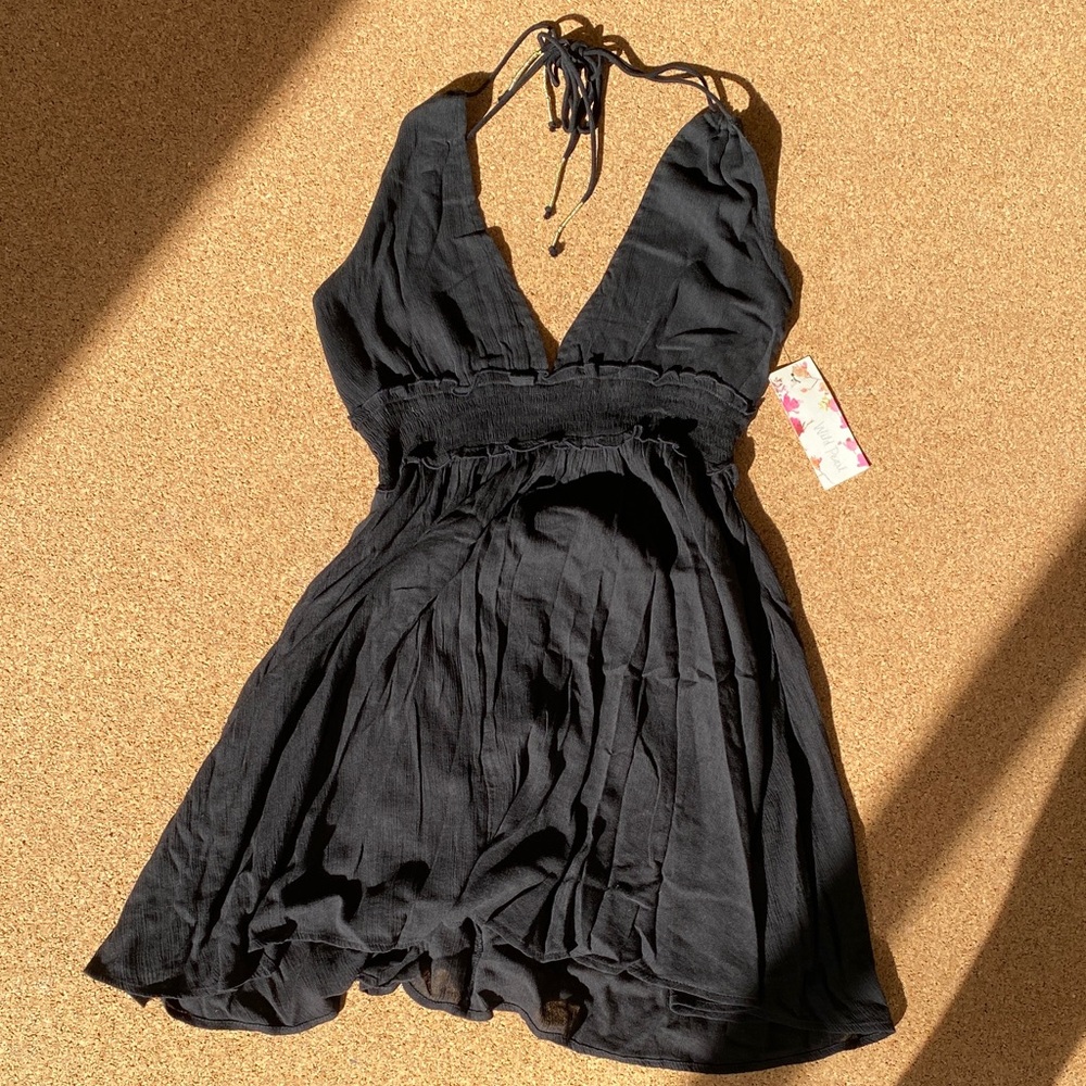 Nordstrom Black Backless Dress
